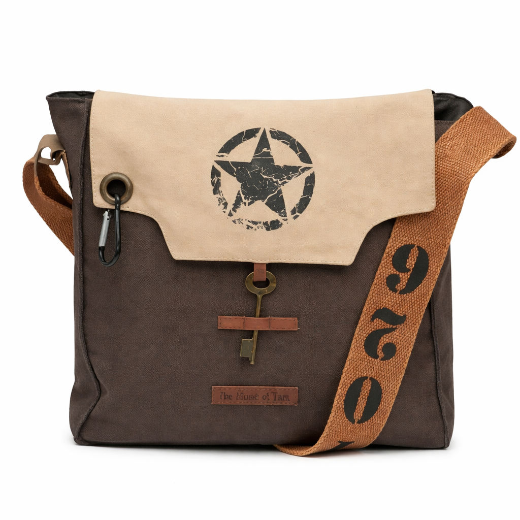 Brown Unisex Messenger Bag for Everyday Use 178